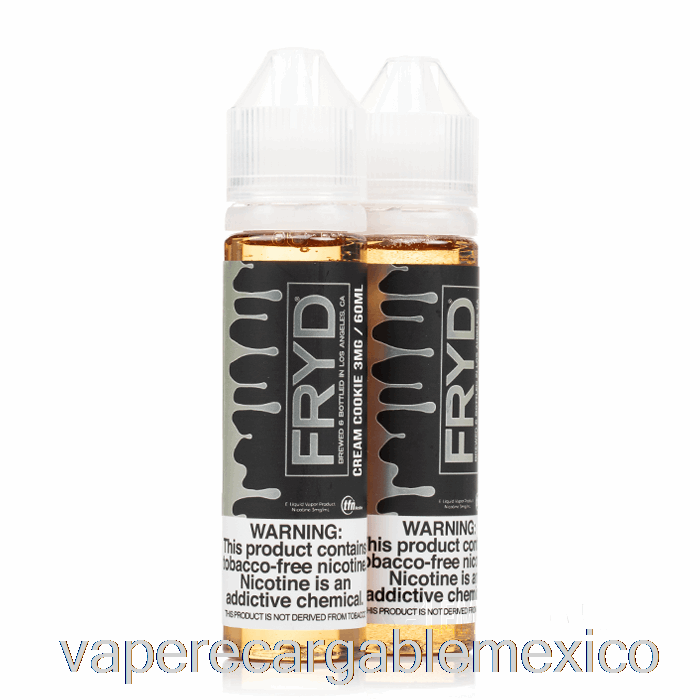 Vape Recargable Cream Cookie - E-líquido Fryd - 120ml 0mg